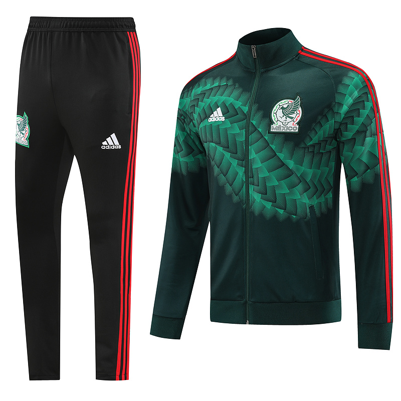 AAA Quality Mexico 22/23 Tracksuit - Dark Green